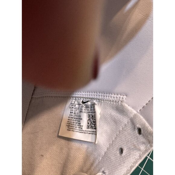 Nike Blazer Mid '77 Vintage Sneakers - Men's Size 9 - White & Black - Lace-Up - - Picture 4 of 6